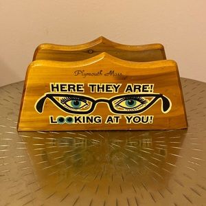 vintage here they are! looking at you! glasses holder